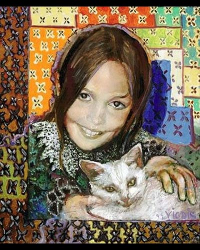 VICTOIRE DE KERGORLAY - acrylique & vernis 