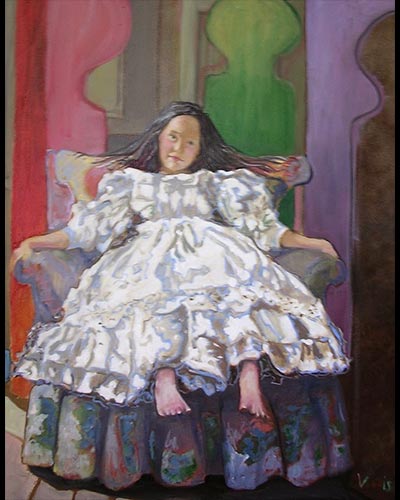 Félicie Bull - acrylique & vernis 