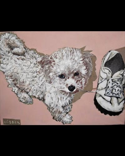 GOODBYE DR DAX - acrylique & vernis 