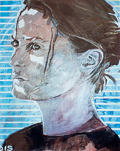 AUDE DE MARJERIE - acrylique & vernis 