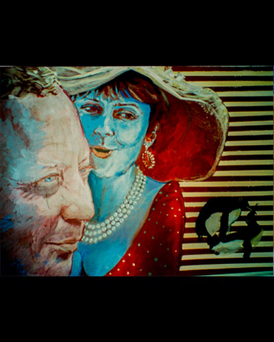 DOMINICO & CHRISTIANE - acrylique & vernis 