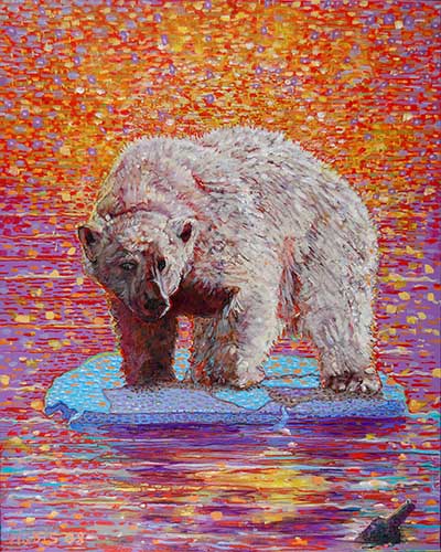 shipwrecked - acrylique & vernis 